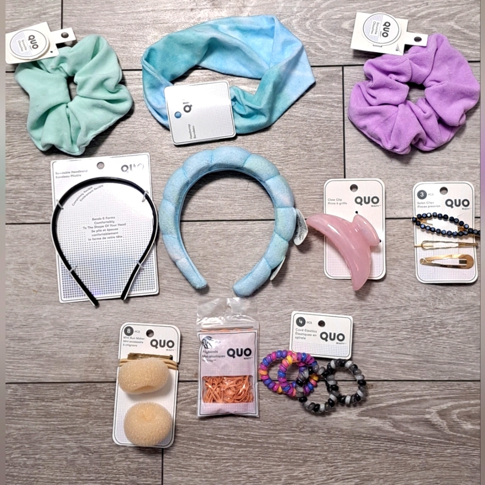 Brand New Quo Beauty Hair Accessories. Any 3 For $20